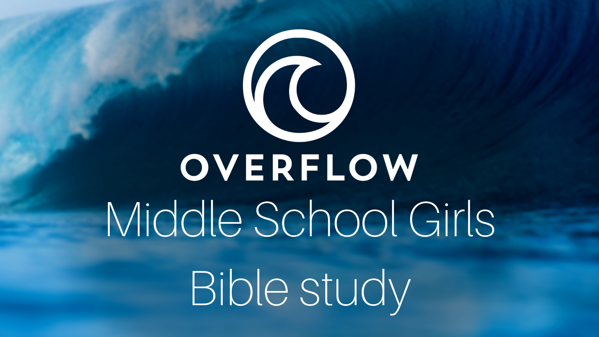 Middle School Girls Bible Study